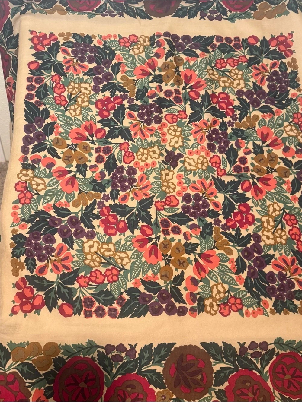 Oscar de la Renta bold floral